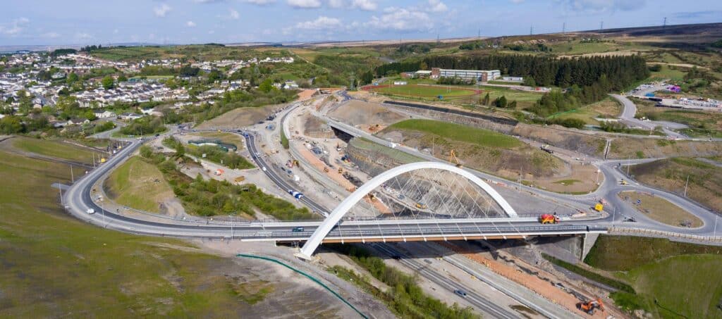 UK road development site